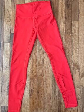 Lululemon Red Leggings